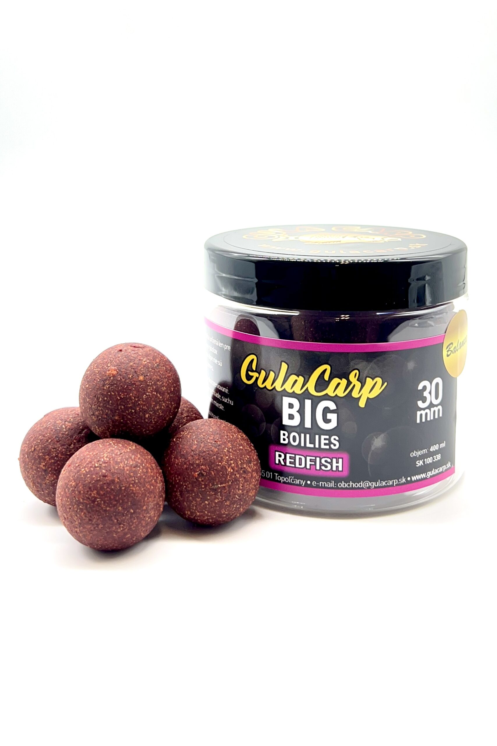 Big Boilies Balance Red Fish